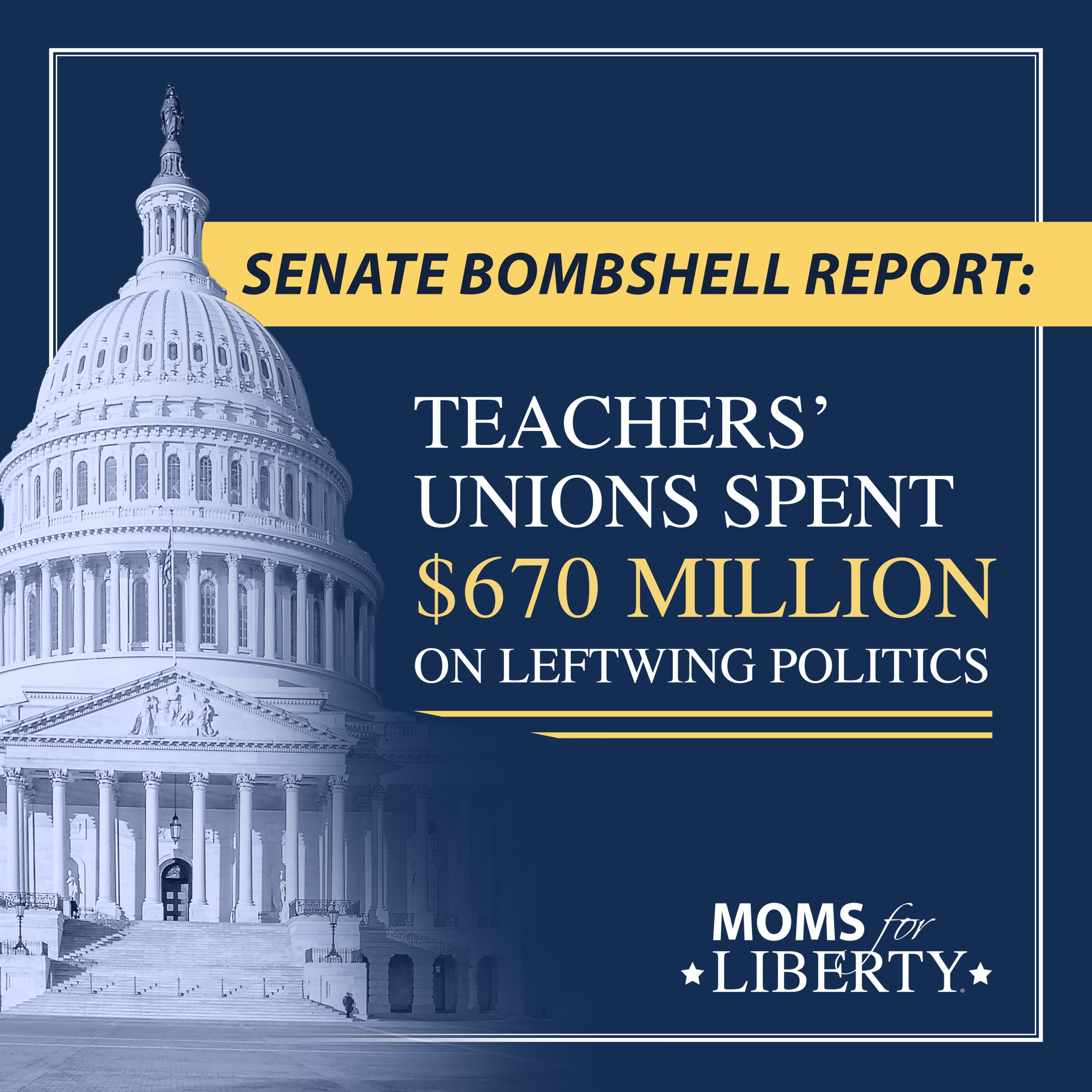 Senate Report Exposes the Truth: Teachers’ Unions Have Abandoned Student Success
